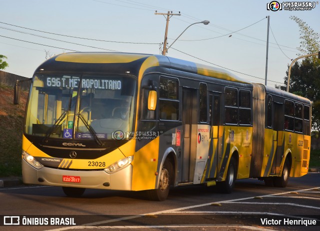 Transportes Capellini 23028 na cidade de Campinas, São Paulo, Brasil, por Victor Henrique. ID da foto: 11905858.