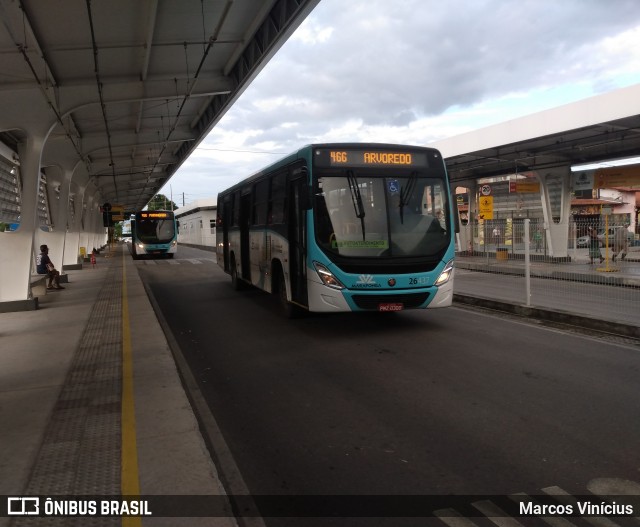 Maraponga Transportes 26437 na cidade de Fortaleza, Ceará, Brasil, por Marcos Vinícius. ID da foto: 11904576.