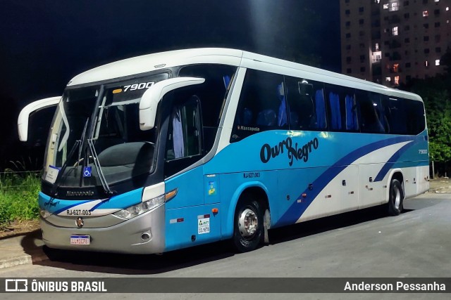Ouro Negro Transportes e Turismo 7900 na cidade de Campos dos Goytacazes, Rio de Janeiro, Brasil, por Anderson Pessanha. ID da foto: 11903847.
