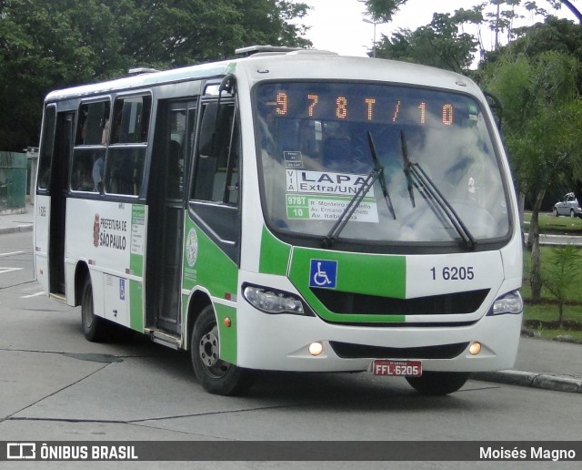 Transcooper > Norte Buss 1 6205 na cidade de São Paulo, São Paulo, Brasil, por Moisés Magno. ID da foto: 11906132.