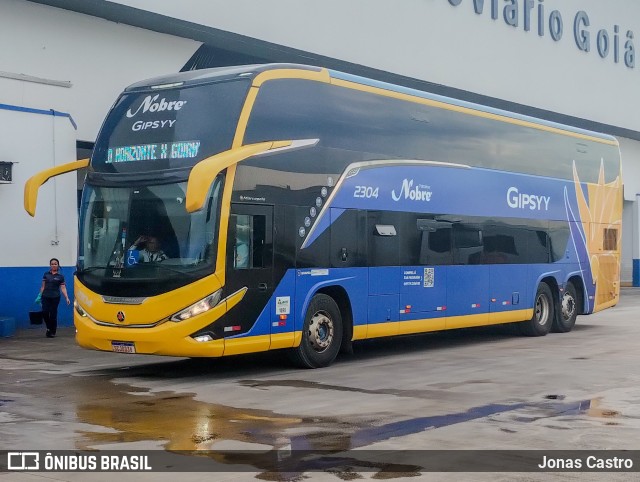 Nobre Transporte Turismo 2304 na cidade de Goiânia, Goiás, Brasil, por Jonas Castro. ID da foto: 11906106.
