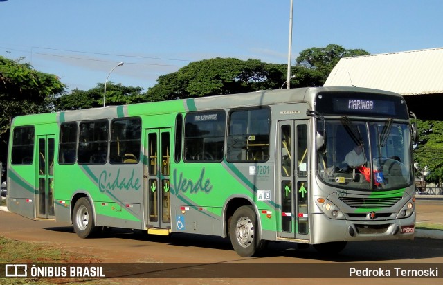 Cidade Verde Transporte Rodoviário 1201 na cidade de Maringá, Paraná, Brasil, por Pedroka Ternoski. ID da foto: 11903915.