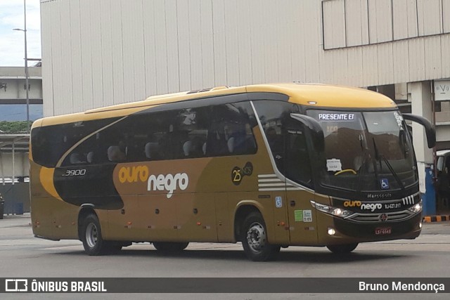 Ouro Negro Transportes e Turismo 3900 na cidade de Rio de Janeiro, Rio de Janeiro, Brasil, por Bruno Mendonça. ID da foto: 11909128.