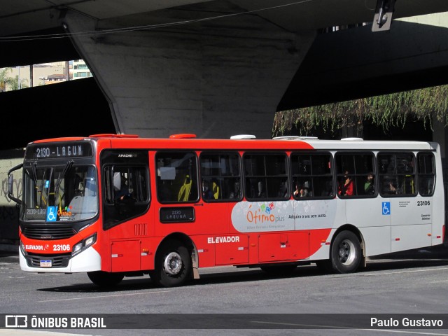 Laguna Auto Ônibus 23106 na cidade de Belo Horizonte, Minas Gerais, Brasil, por Paulo Gustavo. ID da foto: 11908516.