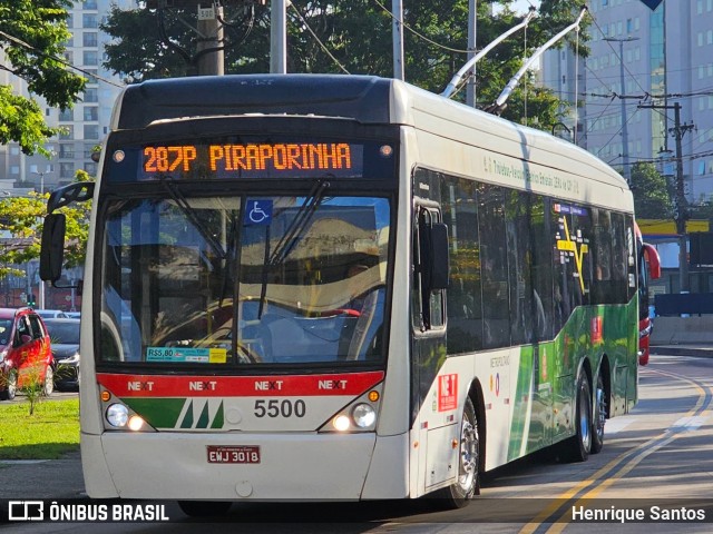 Next Mobilidade - ABC Sistema de Transporte 5500 na cidade de São Bernardo do Campo, São Paulo, Brasil, por Henrique Santos. ID da foto: 11907728.