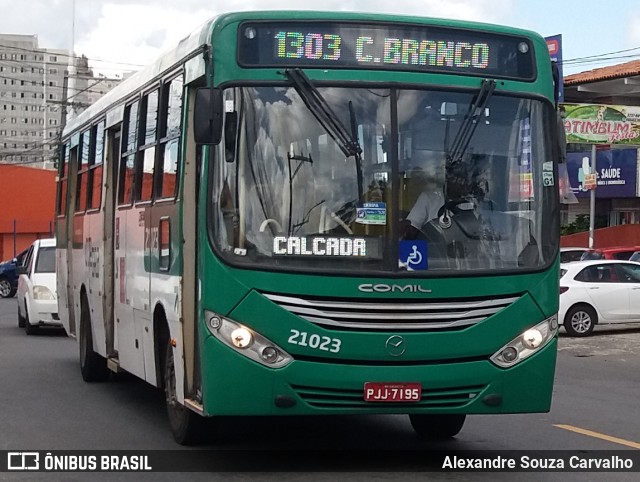 OT Trans - Ótima Salvador Transportes 21023 na cidade de Salvador, Bahia, Brasil, por Alexandre Souza Carvalho. ID da foto: 11839274.