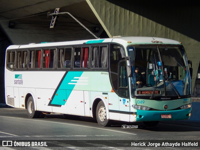 Santa Fé Transportes 049 na cidade de Belo Horizonte, Minas Gerais, Brasil, por Herick Jorge Athayde Halfeld. ID da foto: 11838130.