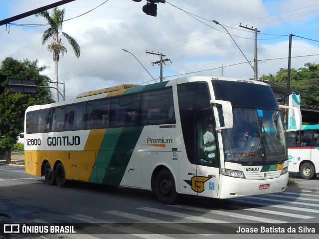 Empresa Gontijo de Transportes 12800 na cidade de Coronel Fabriciano, Minas Gerais, Brasil, por Joase Batista da Silva. ID da foto: 11839619.