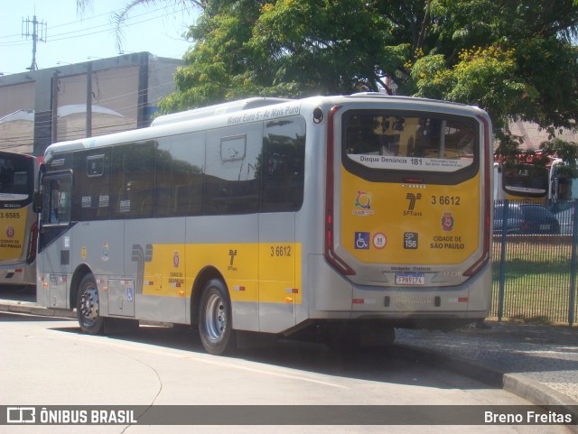 Transunião Transportes 3 6612 na cidade de São Paulo, São Paulo, Brasil, por Breno Freitas. ID da foto: 11838951.