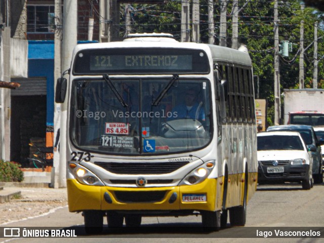 Transportes Guanabara 273 na cidade de Extremoz, Rio Grande do Norte, Brasil, por Iago Vasconcelos. ID da foto: 11838799.