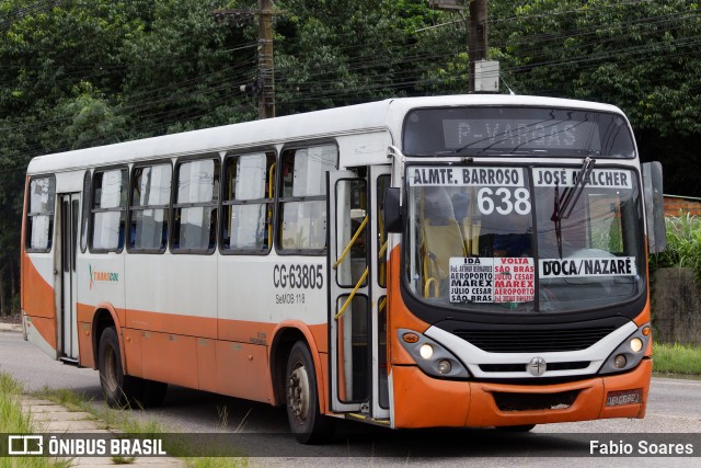 Transcol CG-63805 na cidade de Belém, Pará, Brasil, por Fabio Soares. ID da foto: 11837656.