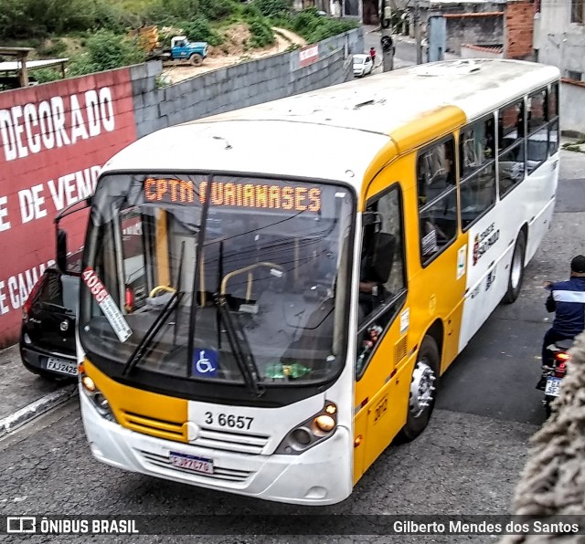Transunião Transportes 3 6657 na cidade de São Paulo, São Paulo, Brasil, por Gilberto Mendes dos Santos. ID da foto: 11837249.