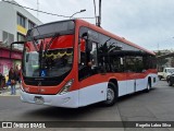 Buses Omega 6042 na cidade de Puente Alto, Cordillera, Metropolitana de Santiago, Chile, por Rogelio Labra Silva. ID da foto: :id.