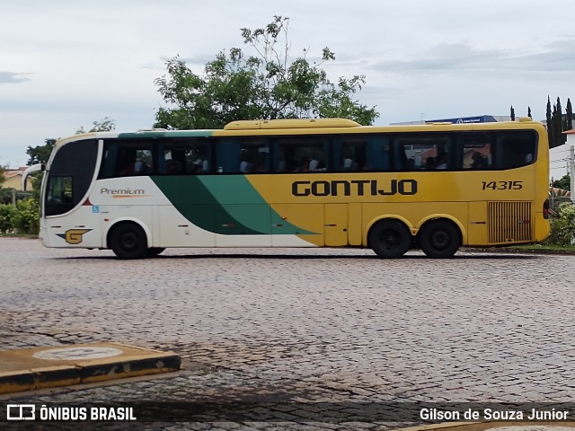 Empresa Gontijo de Transportes 14315 na cidade de Americana, São Paulo, Brasil, por Gilson de Souza Junior. ID da foto: 11844774.