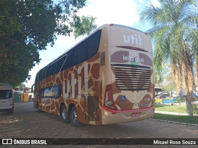 UTIL - União Transporte Interestadual de Luxo 11709 na cidade de Xinguara, Pará, Brasil, por Misael Rosa Souza. ID da foto: 11844243.