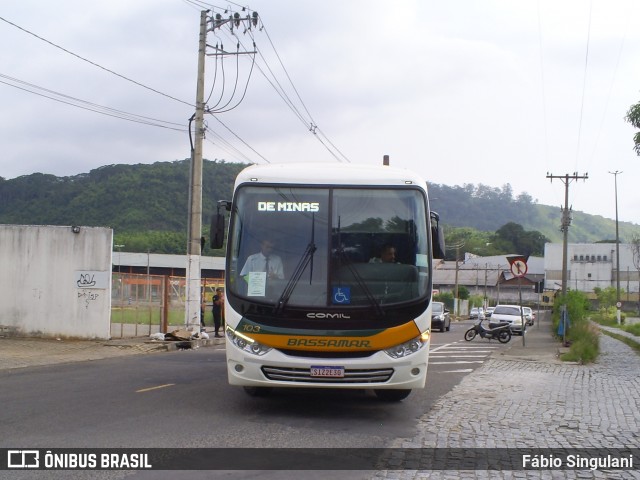 Viação Bassamar 103 na cidade de Juiz de Fora, Minas Gerais, Brasil, por Fábio Singulani. ID da foto: 11843498.