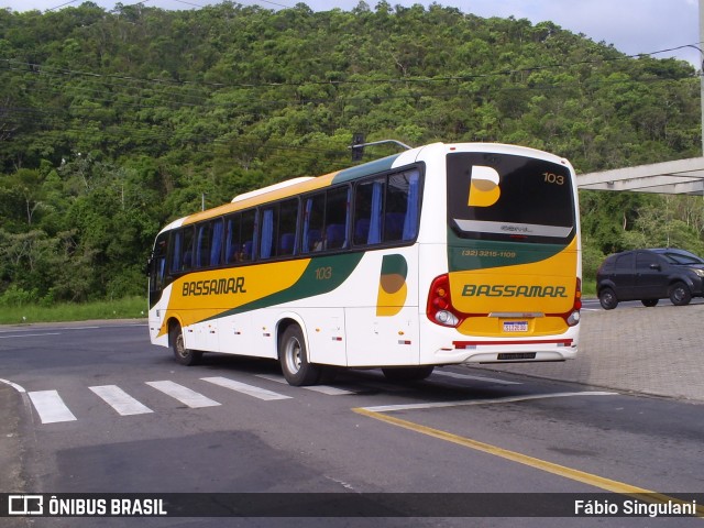 Viação Bassamar 103 na cidade de Juiz de Fora, Minas Gerais, Brasil, por Fábio Singulani. ID da foto: 11844790.