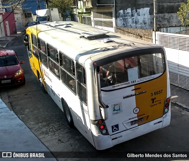 Transunião Transportes 3 6657 na cidade de São Paulo, São Paulo, Brasil, por Gilberto Mendes dos Santos. ID da foto: 11842443.