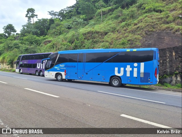 UTIL - União Transporte Interestadual de Luxo 9607 na cidade de Areal, Rio de Janeiro, Brasil, por Kelvin Bráz. ID da foto: 11844656.