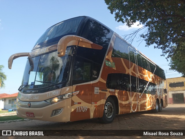 UTIL - União Transporte Interestadual de Luxo 11709 na cidade de Xinguara, Pará, Brasil, por Misael Rosa Souza. ID da foto: 11844241.
