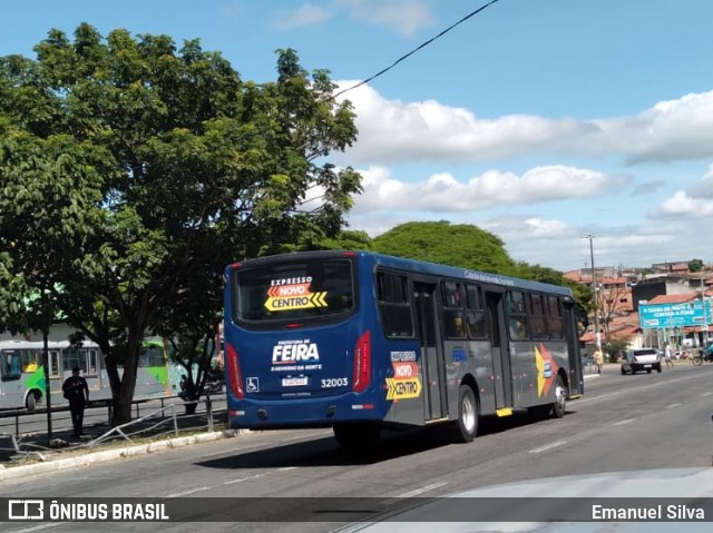 Auto Ônibus São João 32003 na cidade de Feira de Santana, Bahia, Brasil, por Emanuel Silva. ID da foto: 11843053.