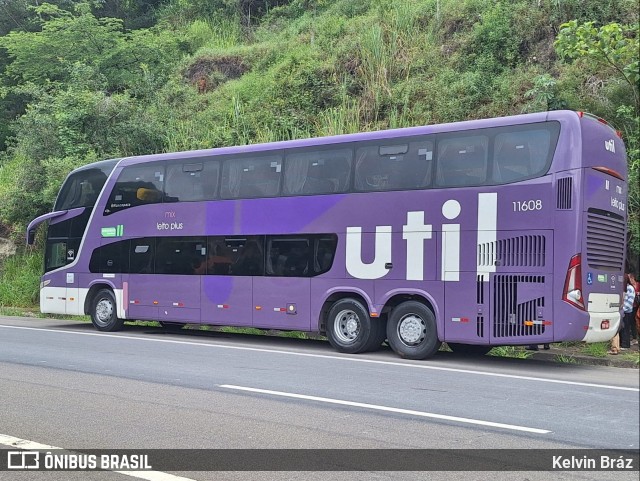UTIL - União Transporte Interestadual de Luxo 11608 na cidade de Areal, Rio de Janeiro, Brasil, por Kelvin Bráz. ID da foto: 11844646.