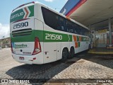 Empresa Gontijo de Transportes 21590 na cidade de João Monlevade, Minas Gerais, Brasil, por Crislye Pilly. ID da foto: :id.