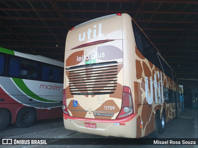 UTIL - União Transporte Interestadual de Luxo 11709 na cidade de Xinguara, Pará, Brasil, por Misael Rosa Souza. ID da foto: 11845953.
