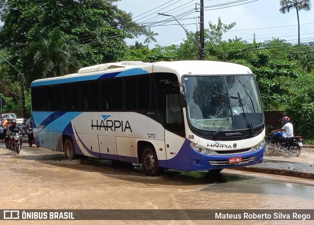 Harpia Transportes e Turismo 08 na cidade de São José de Ribamar, Maranhão, Brasil, por Mateus Roberto Silva Rego. ID da foto: 11846877.