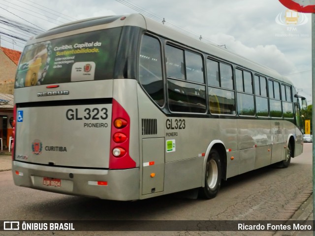 Viação Cidade Sorriso GL323 na cidade de Curitiba, Paraná, Brasil, por Ricardo Fontes Moro. ID da foto: 11847925.