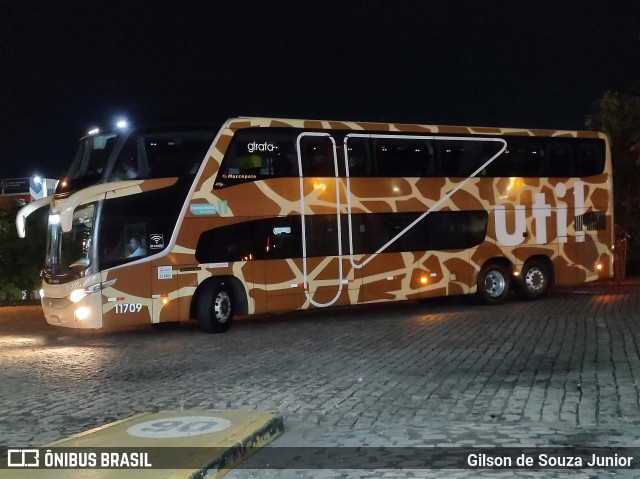 UTIL - União Transporte Interestadual de Luxo 11709 na cidade de Americana, São Paulo, Brasil, por Gilson de Souza Junior. ID da foto: 11846385.