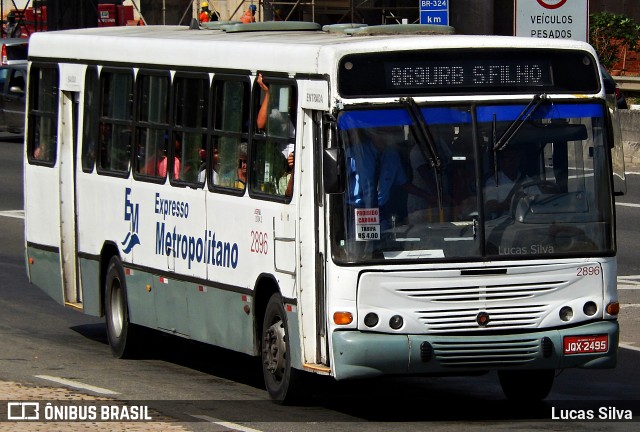 Expresso Metropolitano Transportes 2896 na cidade de Salvador, Bahia, Brasil, por Lucas Silva. ID da foto: 11848243.