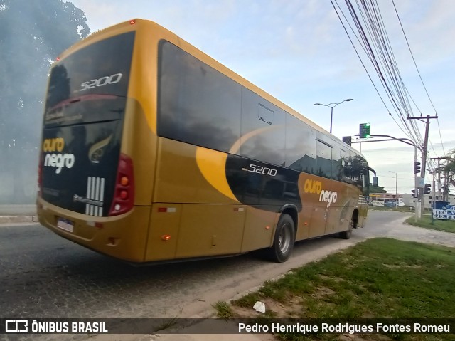 Ouro Negro Transportes e Turismo 5200 na cidade de Macaé, Rio de Janeiro, Brasil, por Pedro Henrique Rodrigues Fontes Romeu. ID da foto: 11849357.