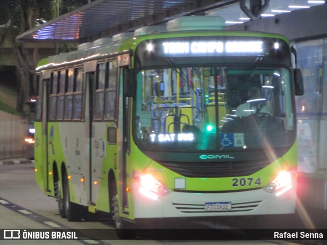 Itajaí Transportes Coletivos 2074 na cidade de Campinas, São Paulo, Brasil, por Rafael Senna. ID da foto: 11850421.