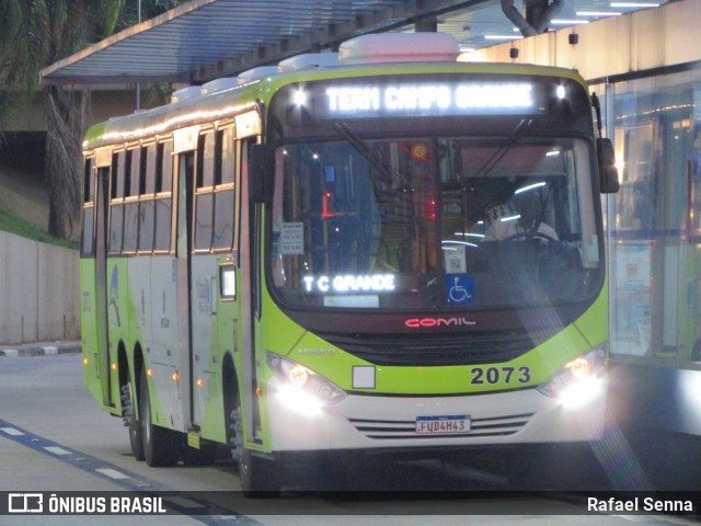 Itajaí Transportes Coletivos 2073 na cidade de Campinas, São Paulo, Brasil, por Rafael Senna. ID da foto: 11850409.