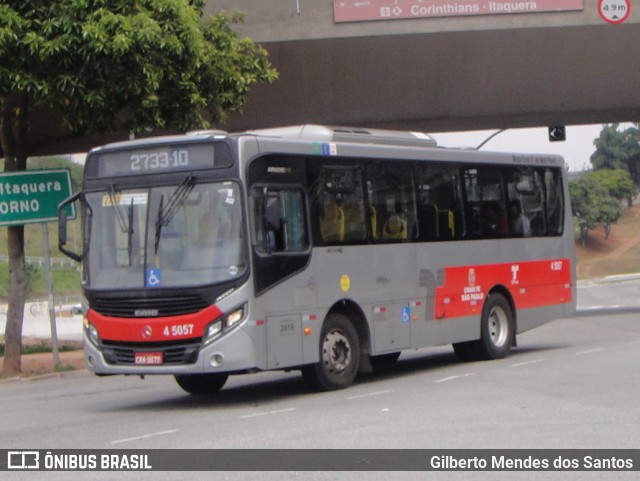 Allibus Transportes 4 5057 na cidade de São Paulo, São Paulo, Brasil, por Gilberto Mendes dos Santos. ID da foto: 11850673.