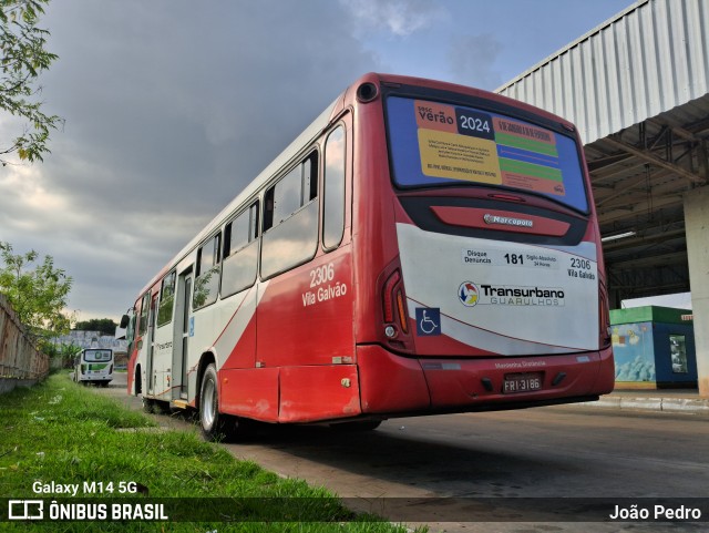 Empresa de Ônibus Vila Galvão 2306 na cidade de Guarulhos, São Paulo, Brasil, por João Pedro. ID da foto: 11851465.