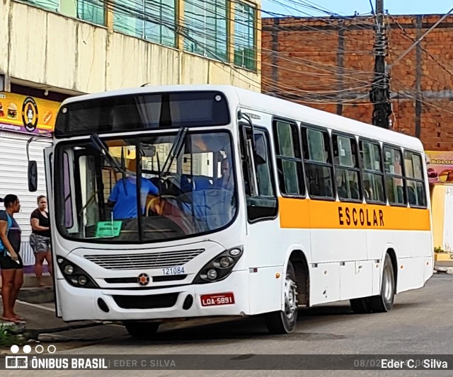 Vitória Transportes 121084 na cidade de Aracaju, Sergipe, Brasil, por Eder C.  Silva. ID da foto: 11851586.