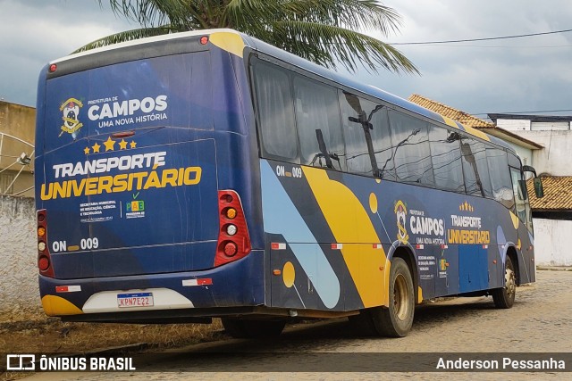 Ouro Negro Transportes e Turismo ON-009 na cidade de Campos dos Goytacazes, Rio de Janeiro, Brasil, por Anderson Pessanha. ID da foto: 11852322.