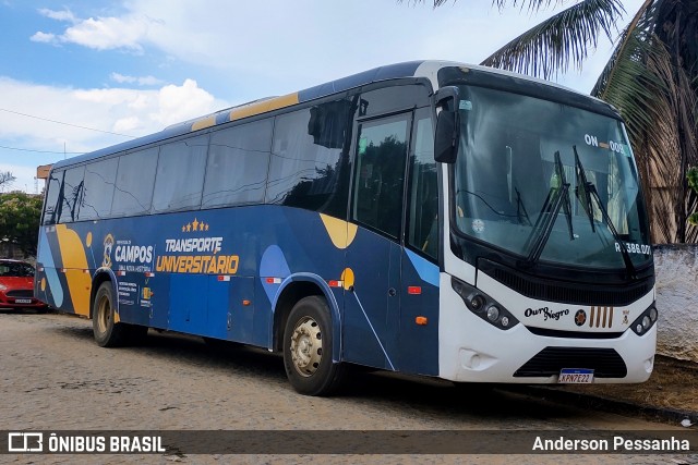 Ouro Negro Transportes e Turismo ON-009 na cidade de Campos dos Goytacazes, Rio de Janeiro, Brasil, por Anderson Pessanha. ID da foto: 11852325.