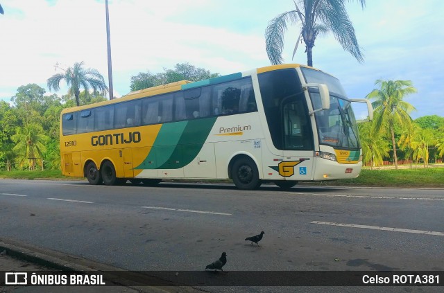 Empresa Gontijo de Transportes 12910 na cidade de Ipatinga, Minas Gerais, Brasil, por Celso ROTA381. ID da foto: 11850718.