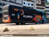 Planeta Transportes Rodoviários 2121 na cidade de Cachoeiro de Itapemirim, Espírito Santo, Brasil, por Marcos Ataydes. N. ID da foto: :id.