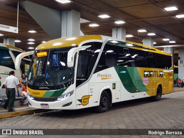 Empresa Gontijo de Transportes 7090 na cidade de Belo Horizonte, Minas Gerais, Brasil, por Rodrigo Barraza. ID da foto: 11854427.