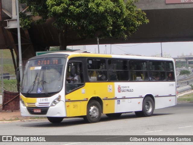 Transunião Transportes 3 6193 na cidade de São Paulo, São Paulo, Brasil, por Gilberto Mendes dos Santos. ID da foto: 11853368.
