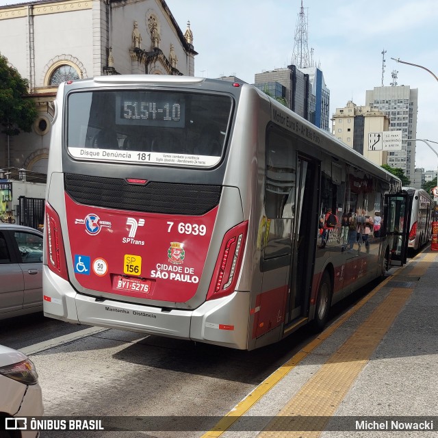 Viação Gatusa Transportes Urbanos 7 6939 na cidade de São Paulo, São Paulo, Brasil, por Michel Nowacki. ID da foto: 11911026.