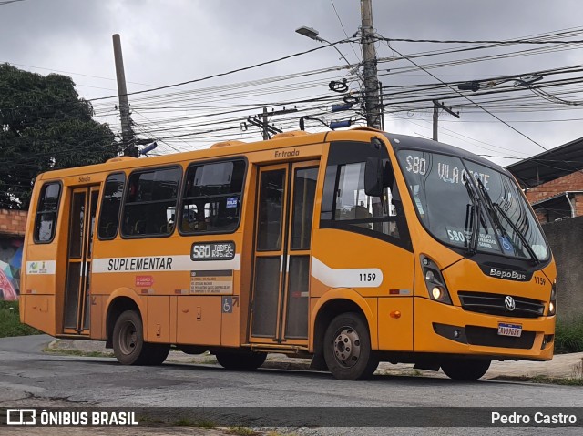 Transporte Suplementar de Belo Horizonte 1159 na cidade de Belo Horizonte, Minas Gerais, Brasil, por Pedro Castro. ID da foto: 11910943.