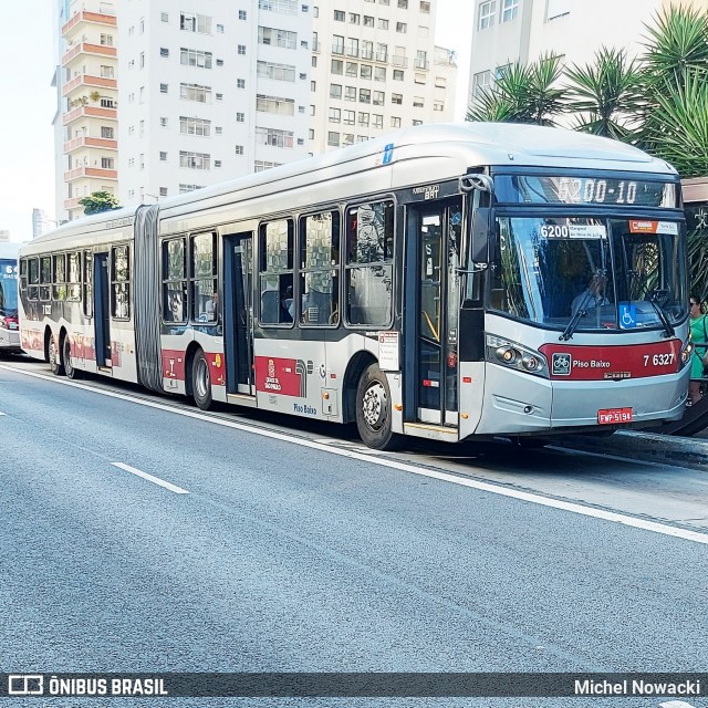 Viação Gatusa Transportes Urbanos 7 6327 na cidade de São Paulo, São Paulo, Brasil, por Michel Nowacki. ID da foto: 11911204.