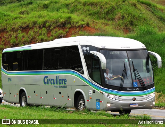 Auto Omnibus Circullare 3708 na cidade de Aparecida, São Paulo, Brasil, por Adailton Cruz. ID da foto: 11911060.