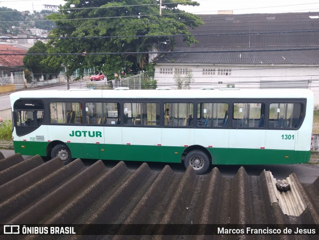 Jotur - Auto Ônibus e Turismo Josefense 1301 na cidade de Florianópolis, Santa Catarina, Brasil, por Marcos Francisco de Jesus. ID da foto: 11910026.