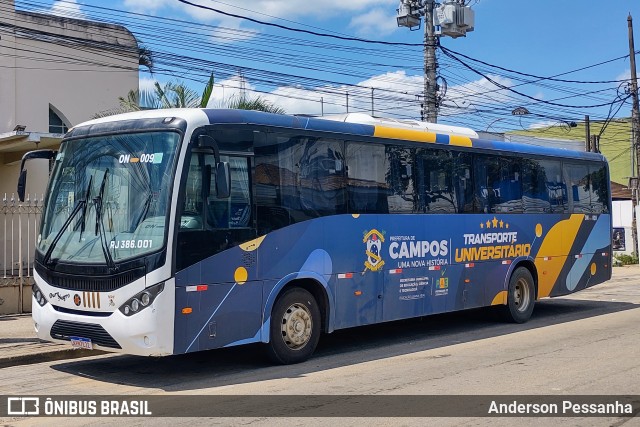 Ouro Negro Transportes e Turismo ON-009 na cidade de Campos dos Goytacazes, Rio de Janeiro, Brasil, por Anderson Pessanha. ID da foto: 11909411.